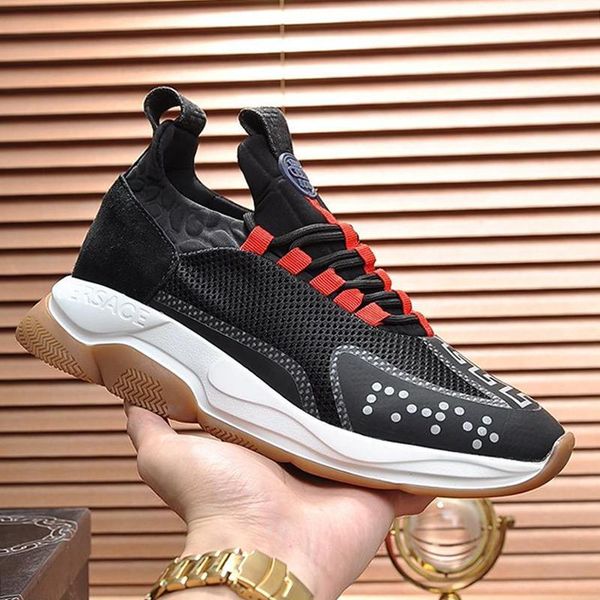 

cross chainer sneakers mens shoes fast delivery vintage fashion comfortable running luxury shoes low plus size lace -up casual men shoes, Black