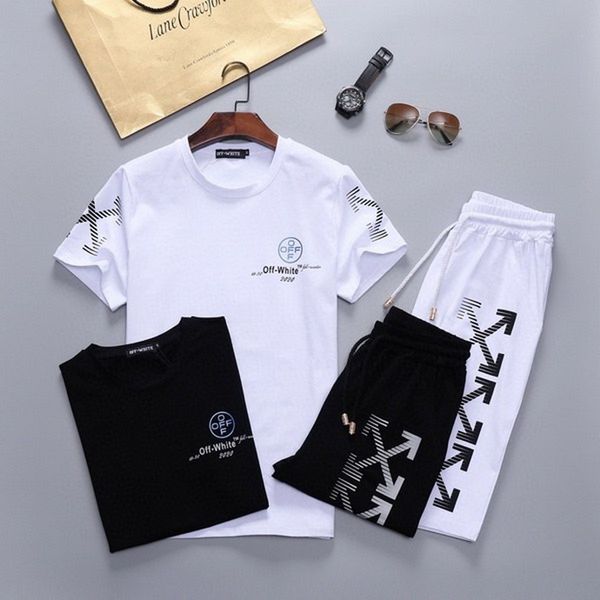 

2020 new men's designer casual suit short-sleeved pants shirt graphic casual autumn men's short pants and code -3xl, Gray