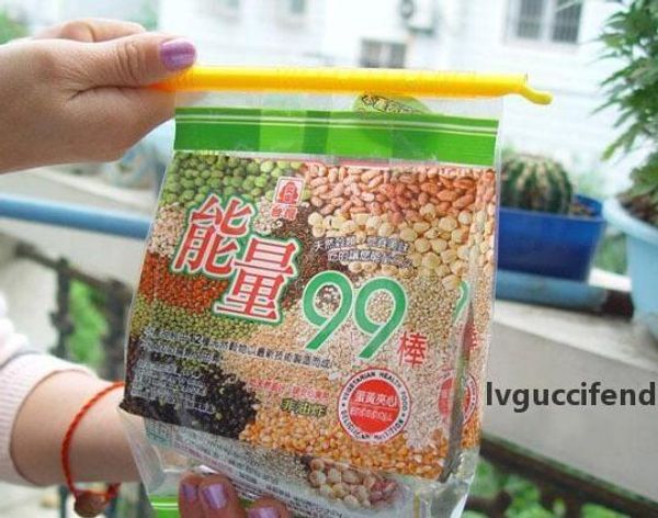 

factory price 500 set magic bag sealer stick unique sealing rods great helper for food storage sealing cllip sealing clamp clip wn510