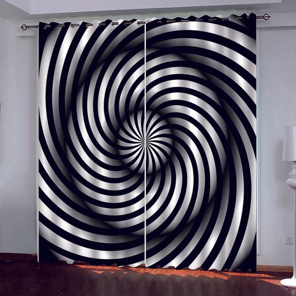 

super dazzling stereo black and white ball luxury blackout window curtains for living room bedroom curtains decor 3d curtain