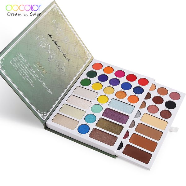 

docolor new arrival 54 color eyeshadow palette makeup palette nude shimmer matte eye shadow powder waterproof pigment