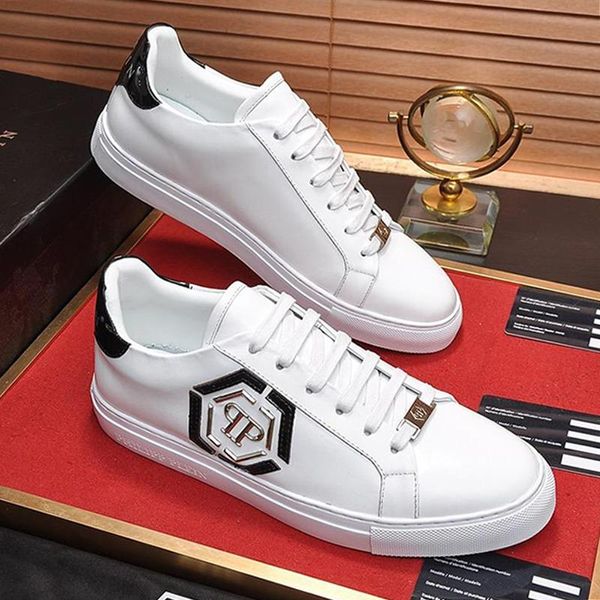 

vintage men shoes sneakers casual fashion sport trainers comfortable scarpe sportive da uomo leather luxury men shoes fashion lo -sneake, Black