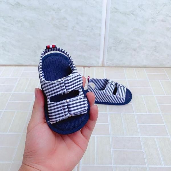 

baby summer shoes newborn infant baby girls boys shoes solid non-slip striped canvas casual breathable toddler