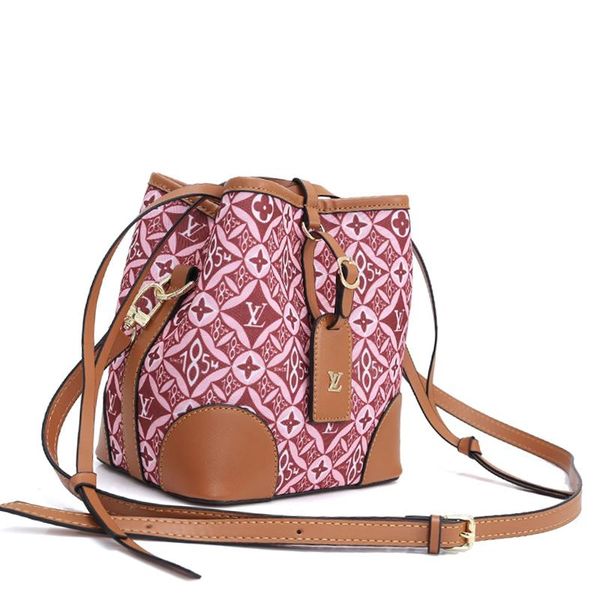 

women bags luxury designer leather mini bucket bag drawstring shoulder bag ladies messenger crossbody bags sac bandoulière