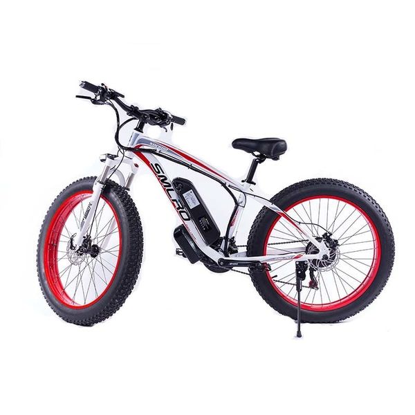

xdc600 2020 goedkope china fabriek 26 inch fat tire 10ah 48v 500w batterij elektrische fiets, Silver;blue