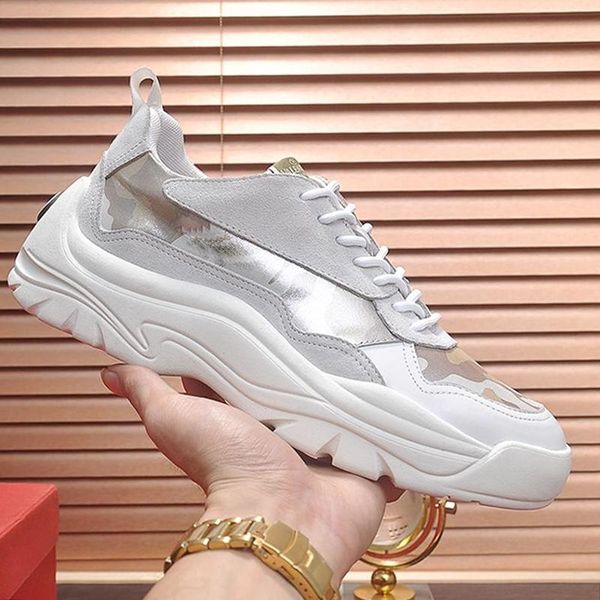 

mens shoes sneakers 2020 fashion luxury men flats casual sneakers breathable design men shoes gumboy calfskin sneaker scarpe da uomo vintage, Black