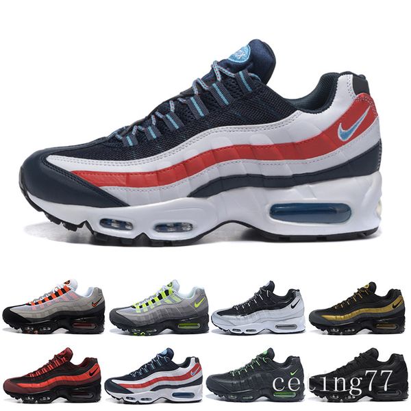 

chaussures new mens womens classic black red white sports trainer surface cushion breathable sports sneakers running shoes 36-46 rre3c