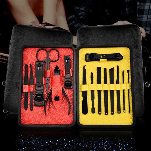 

nail art kits professional 15pcs clipper set scissors tweezer knife manicure cutter pedicure tools