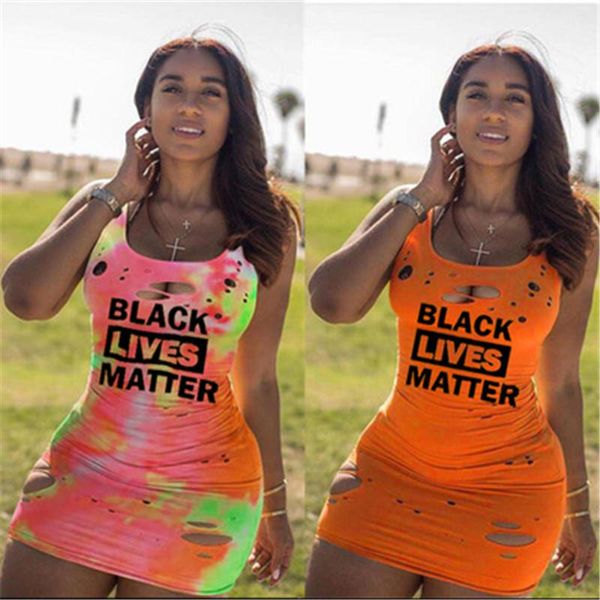 

i cant breathe women dress fashion hole letter printing sleeveless vest dress designer new female skinny casual short skirt clothing, Black;gray