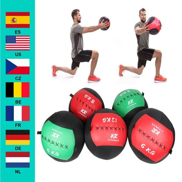 

fitness balls 35cm empty snatch wall heavy duty exercise kettlebell lifting muscle building random color