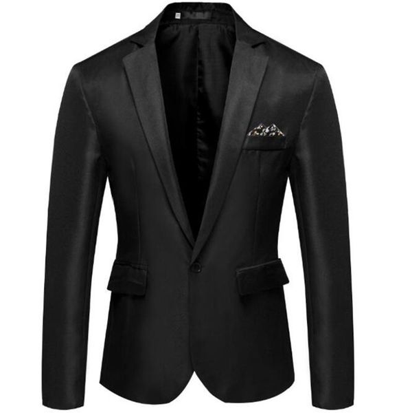 

new luxury men's sports casual color joker small suit new popular plus-size men's one-button small suit, White;black