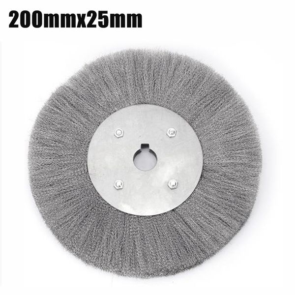 

stainless steel wire brush wheel deskgrinding deburring woodworking