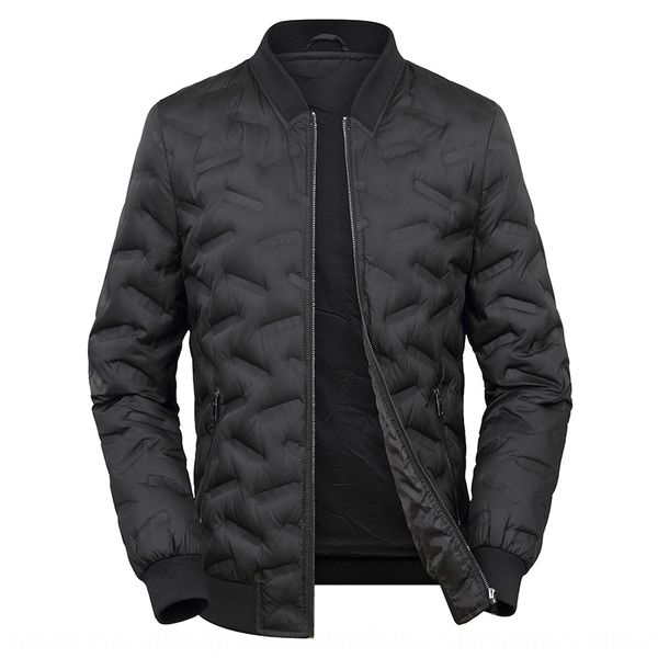

2019 coat thin down jacket extra-large size overweight men's winter coat men's down jacket b001, Black