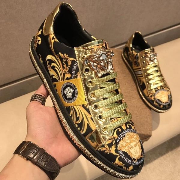 

luxury men casual designer shoes fashion new arrival men casual shoes, mens sneakers men leather shoes 49, Red;white