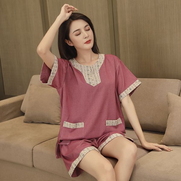 

gcsxr sweat steaming wear couple wear bathrobe couple outfit suit and wo ramie bathrobe men's steaming women's clothes couple&#039