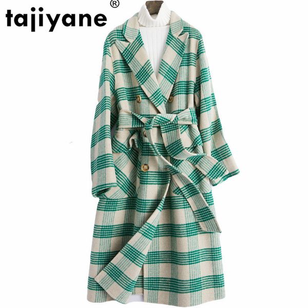 

spring autumn wool coat women clothes 2020 korean vintage woolen jacket long ladies coats casaco feminino abrigo mujer zt2796, Black