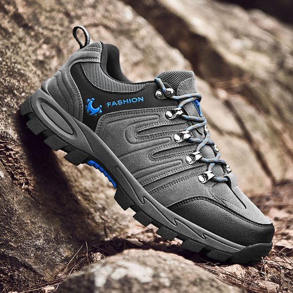 

waterproof hunting trekking shoes sneakers men camping fishing shoes male outdoor sports non-slip mountain climbing boots man