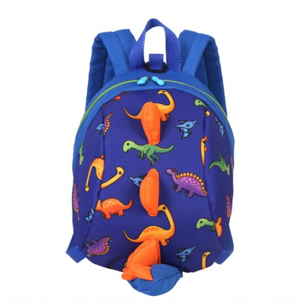

динозавр детского детского сада schoolbag рюкзак школьного корейский мультфильм детского анти-потерянный ребенок рюкзак 816