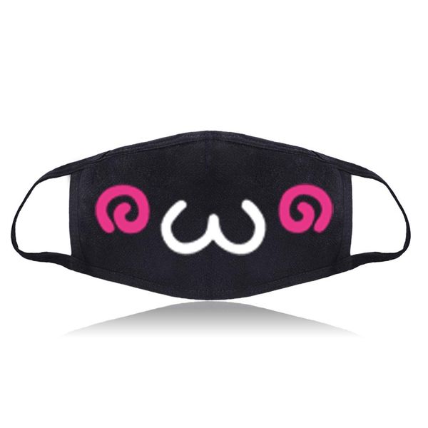 

coreano kawaii anime maschera bocca tessuto maschera maschera di polvere del fumetto viso divertente cotone anti bella riutilizzabile jyfhq