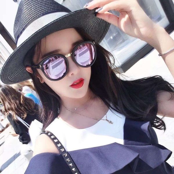 

new sun 2403 korean sun men's and women's polarized glasses arrow sun glasses, White;black