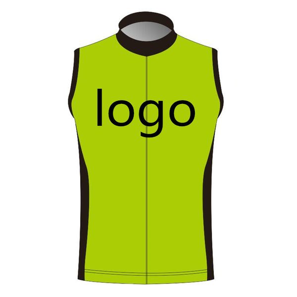 

customized cycling vest sleeveless windproof bike clothing custom logo bicycle jersey windbreak vest, Black