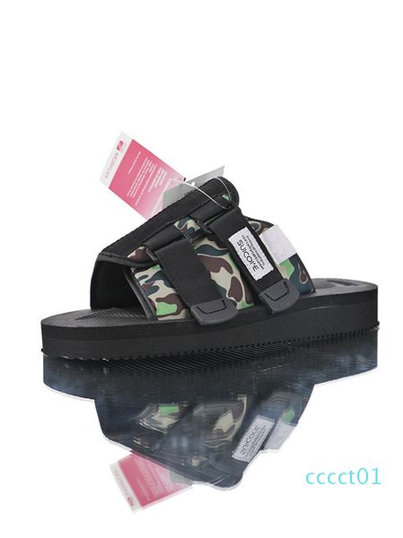 

new a bathing x suicoke mastermind japan skull x beach slippers olive green mmj man and women lovers fashion casual sandals 36-45 ct01, Black