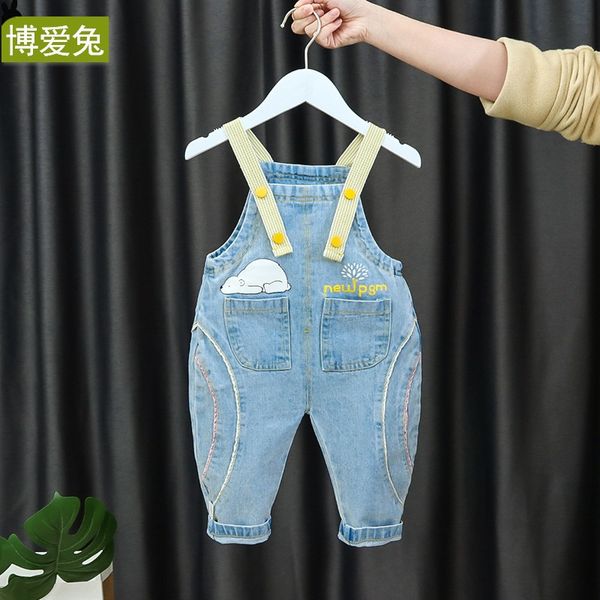 

pstph подвязка сезона джинсы sling детских брюк детских брюки интернет популярные подгузники красивые летние мальчики и девочка ребенок jea, Blue