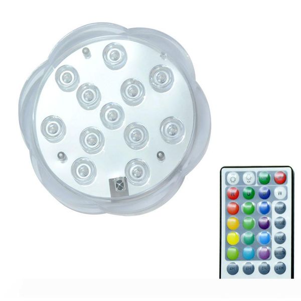 

под дистанционным управлением rgb погружной light батарейках подводный ночника открытый vase bowl garden party decoration