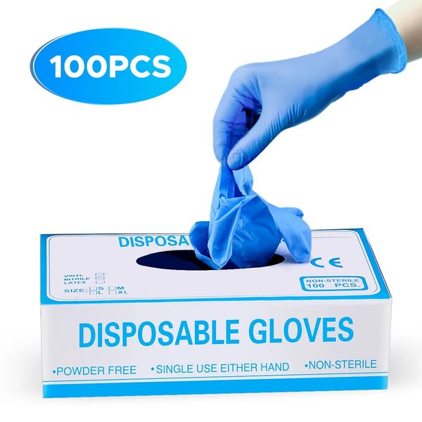 

ipreeÂ® 100 pcs disposable camping picnic pvc gloves prevent dust waterproof oil-proof anti-fouling glove