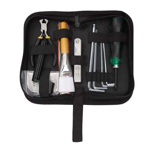 

guitar bass repair tools kit for string maintenance string action gauge