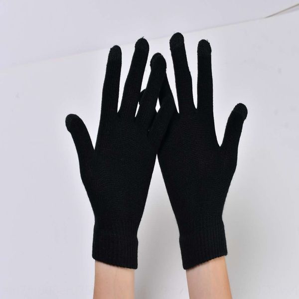 

touch screen gloves winter male and female students writing warm thickened warm mobile phone gloves mobile phone knitted hands