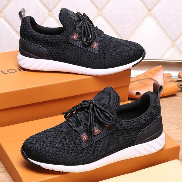 

fashion men casual shoes lace -up sneakers tenis zapatos de hombre men shoes casual luxury chaussures pour hommes fashion aftergame sneaker, Black