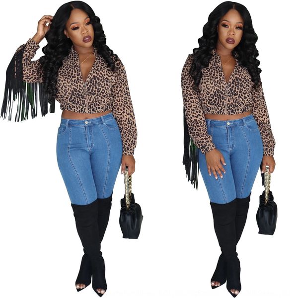 

m999 boutique leopard tassel deep v long sleeve m999 boutique leopard coat tassel deep v long sleeve coat, Gray