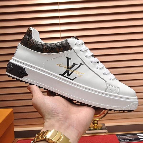 

new men shoes sneakers luxury sports with origin box chaussures de sport pour hommes design comfortable mens shoes casual, Black