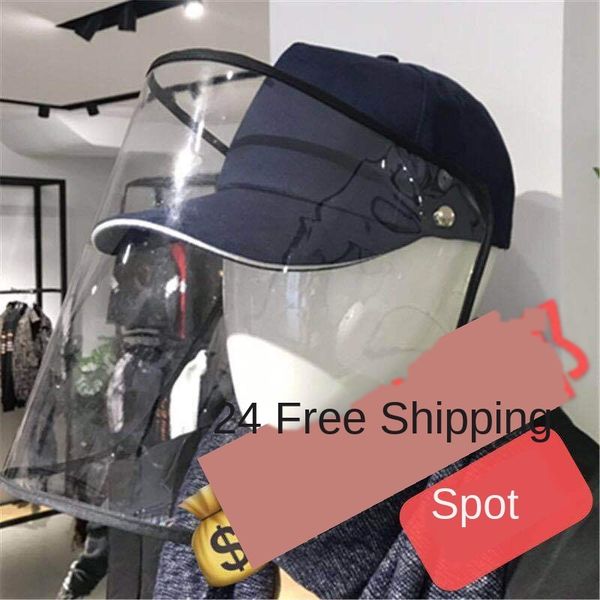 

korea xox533 protective cap anti-fly sun protection cream sunscreen saliva baseball cap mask men's and women's face sunscreen, Blue;gray