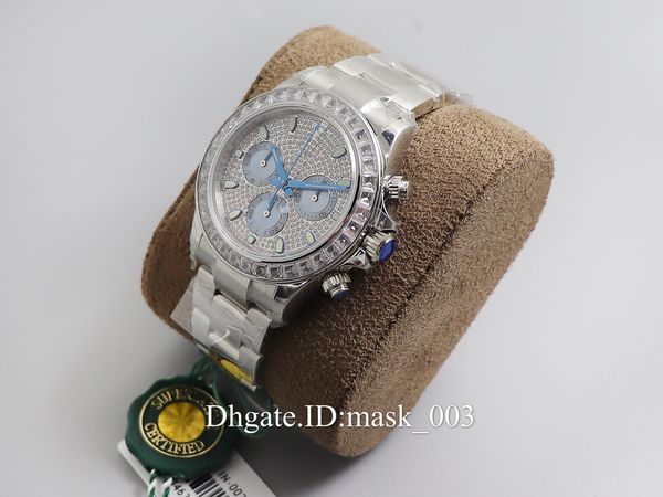 

jh устрица постоянной счетчика движения вселенной ditona, внешнее кольцо имеет 36 трапециевидных алмазы, оборудованные с движением cal.4130, Slivery;brown