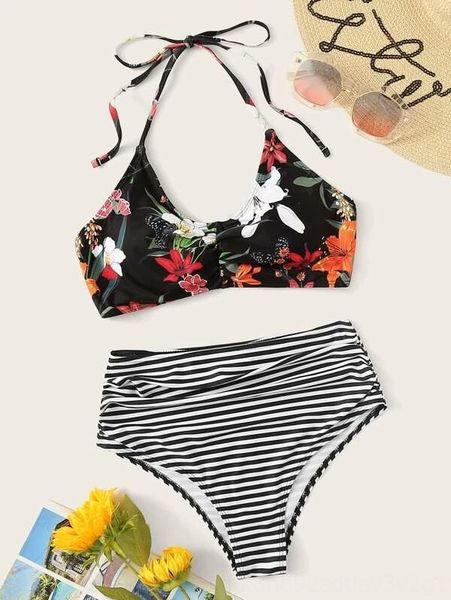 

sbb6s 2020 style split women's beach swimming is worth having 2020 style split bikini bikini women's beach swimming is worth havin, Black;red