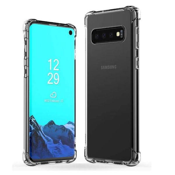 

mobile phone case for samsung note 10 pro 9 8 s10 s8 s9 transparent durable soft tpu shockproof protective back cover
