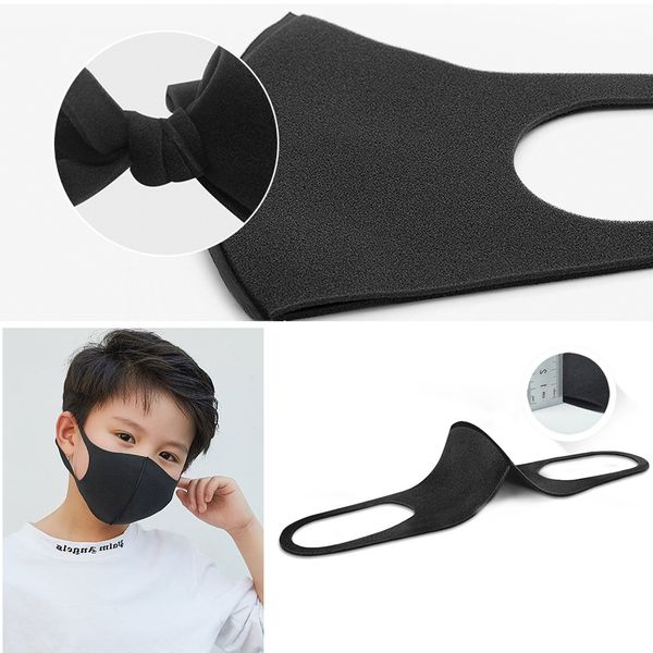 

designer face mask kids children mouth mask pollution mask pm2.5 air dust face masks washable and reusable mouth cover, Silver