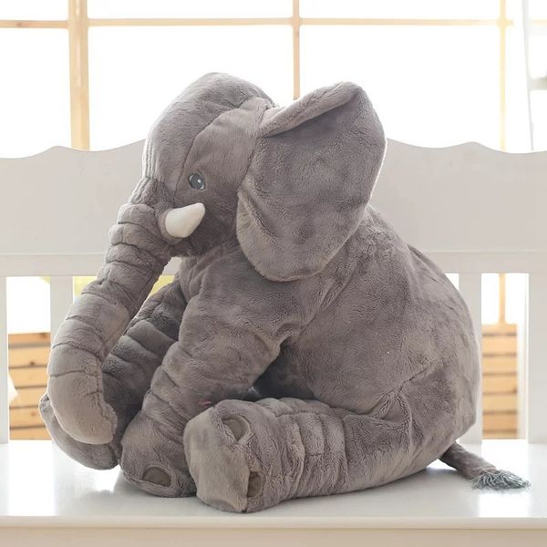 

80cm plush elephant toy baby sleeping back cushion soft stuffed pillow elephant doll newborn playmate doll kids birthday gift 201012