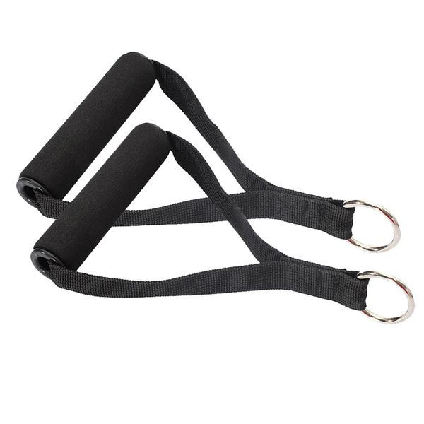 

resistance bands handle grip with super nylon strap d-rings for gym yoga exercise