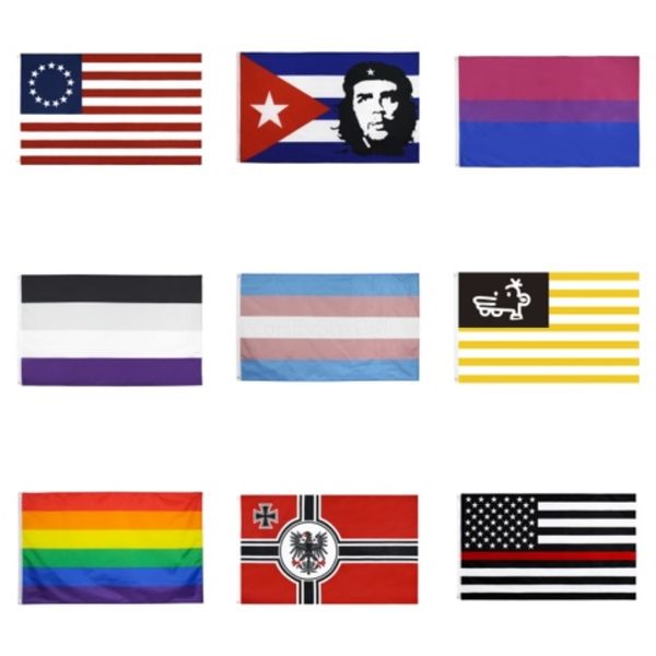 

150*90cm i can't breathe parade banner flag black lives matter george floyd american parade flags black protest banner rra3220#806