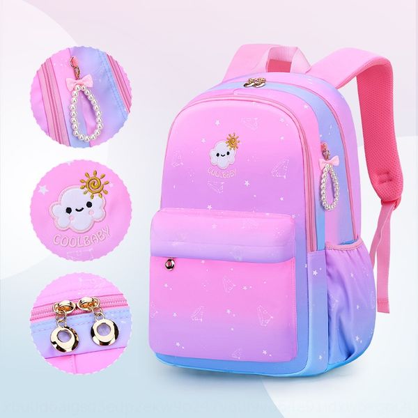 

8uxnl 2020 new school bag backpackbackpackbag for primary school students grade 136 korean style gradient girl backpack children girl online