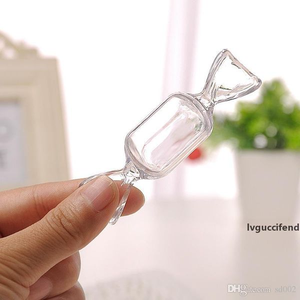 

mini wedding candy shape packing box food grade material small transparent plastic empty boxes gift wrap with cover decorations 0 38sq zz