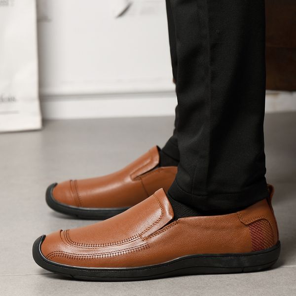 

sapato mens shoe men mens leather sale sapatos leisure casual zapatos masculino black causal 2020 fashion breathable