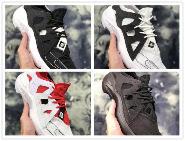 

new huarache 9 run ultra running shoes for men women huraches 9s ix type breathable trainer black sports sneakers runner size 36-45