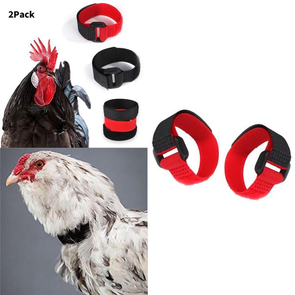 

set of 2 anti crow rooster collar no crow noise neck belt