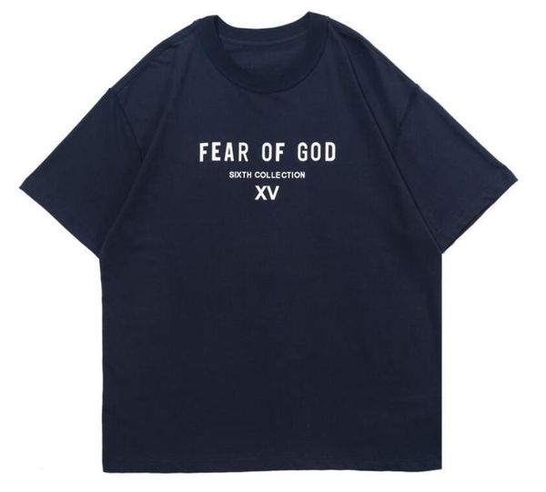 

fashion fear of god skateboard t-shirt tee sleeves hfymtx simple street 6th men summer tee women casual fog hip short collection hop gjttg, Black