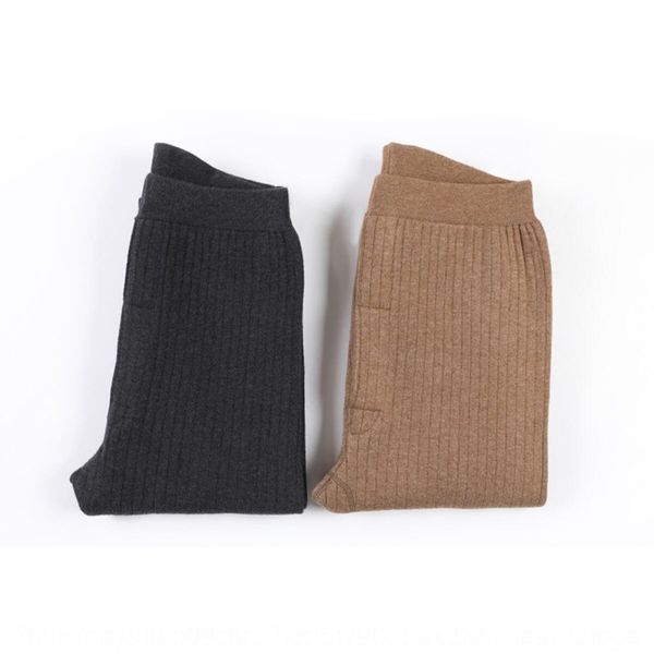 

men's wool thick double-layer l warm tight tight pants high waisted slim warm pants cashmere leggings, Black;brown
