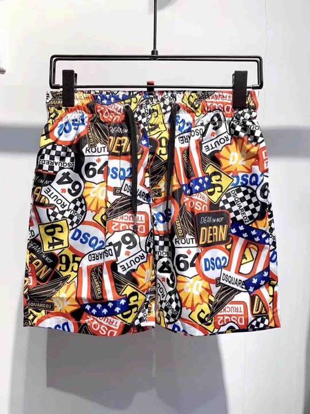 

mens designer summer shorts pants fashion 4 color printed drawstring shorts 2020 loose mens luxury sweatpants v890, White;black
